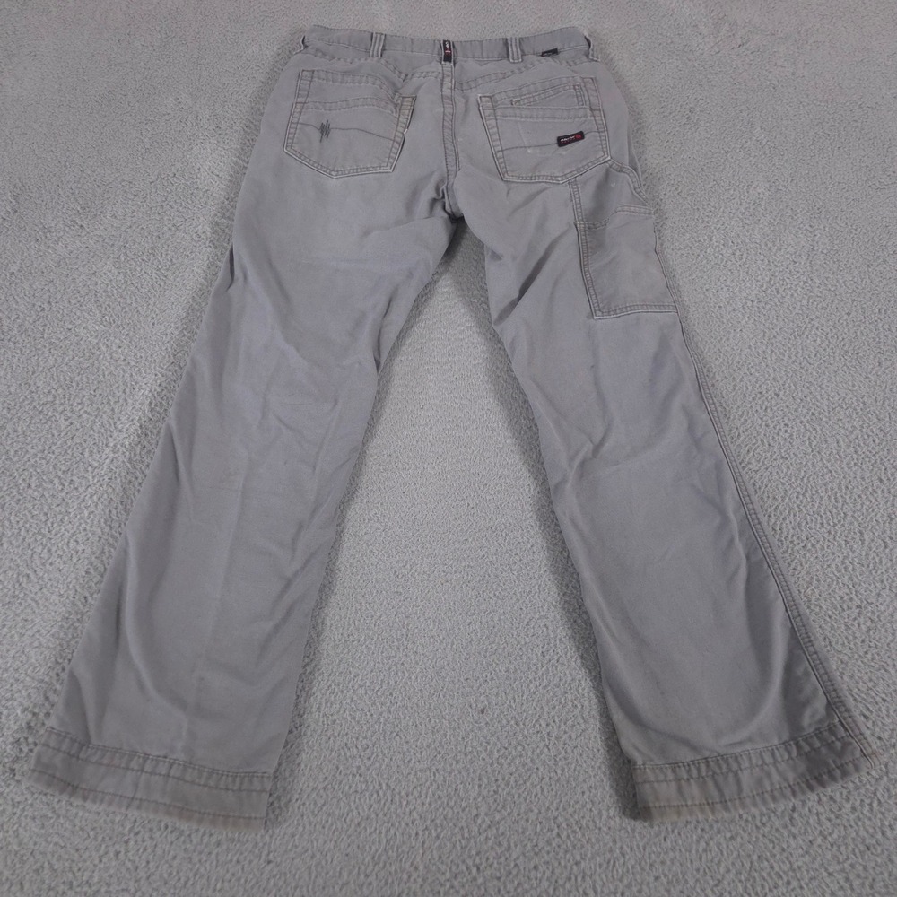 Ariat Pants Mens 33x34 Gray M4 Relaxed Workhorse Boot Cut FR Flame Resistant
